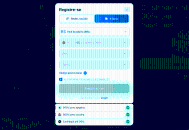 Formulário de registro rápido para o 1Win Casino