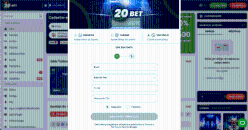 Formulário de Registro Rápido do 20Bet Casino