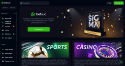 Como é o site oficial do Bets Casino