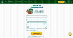 Formulário de Registro Rápido do Brazino777