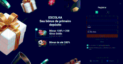 Formulário de registro no site do Pin Up Casino