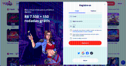 Formulário de Registro Rápido do Vulkan Vegas Casino